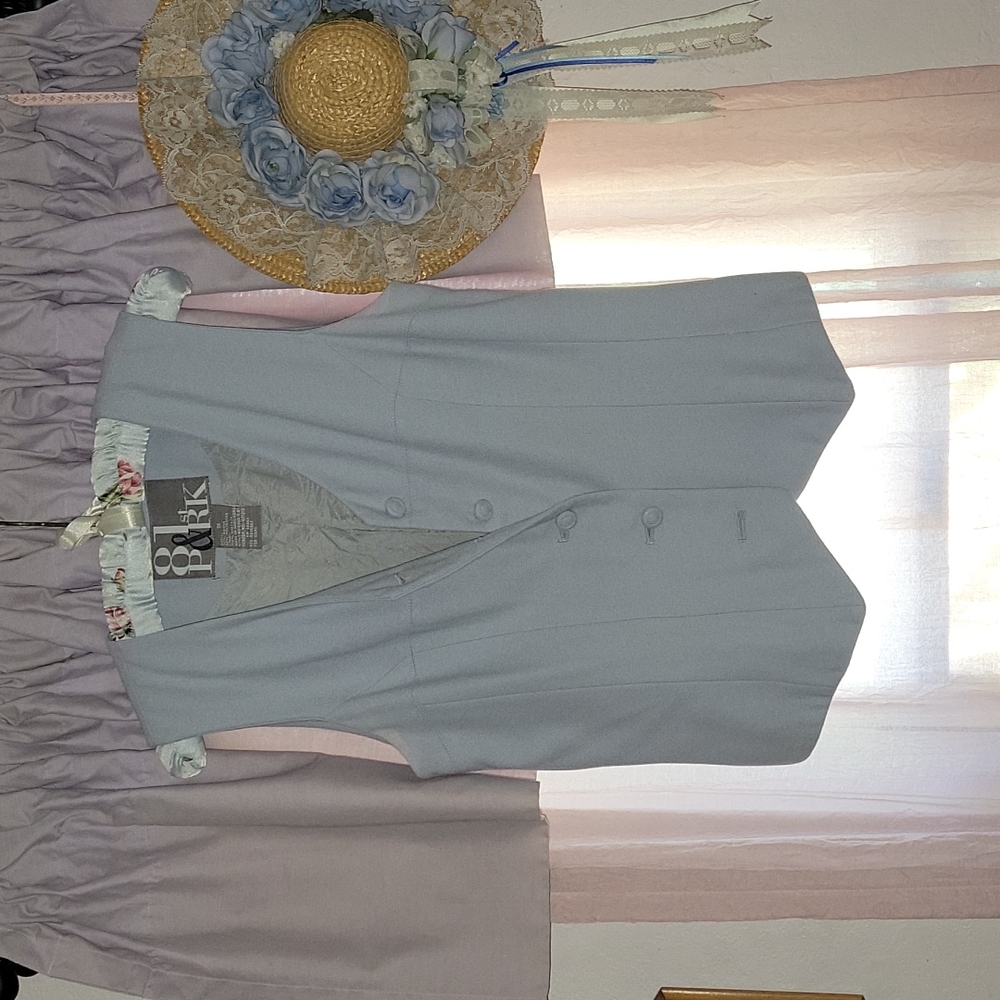 Dusty blue vest size S